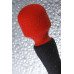 Двусторонний вибромассажер Black&Red by TOYFA, силикон, черный, 21 см