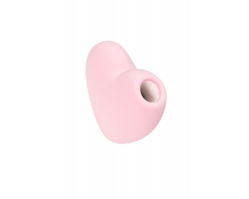 Вакуумно-волновой стимулятор клитора с вибрацией Satisfyer Cutie Heart, силикон, розовый, 7,6 см