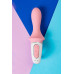Вибратор с расширением Satisfyer Air Pump Booty 5+ Connect App, силикон, розовый, 15 см