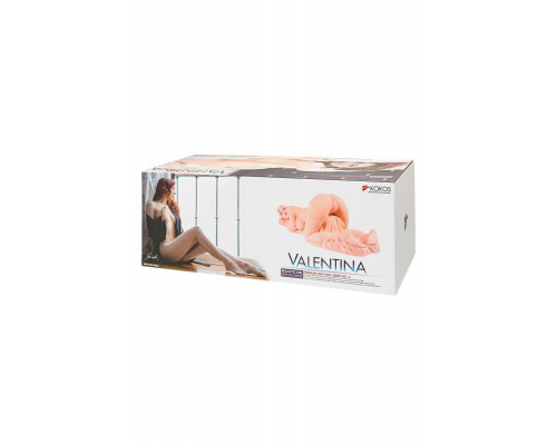 Мастурбатор реалистичный KOKOS VALENTINA, TPR, телесный, 50 см