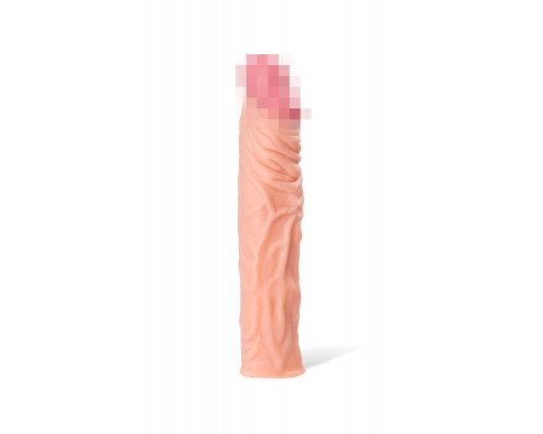 Насадка на пенис A-Toys by TOYFA Cordi, SoftSkin, телесный, 19,5 см
