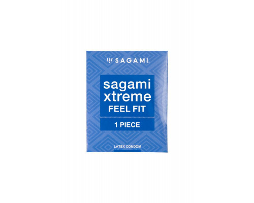 Презервативы Sagami, extreme, feel fit, гладкие, 19 см, 5,1 см, 1 шт.