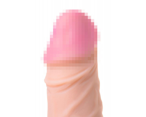 Вибратор-гигант LoveToy, реалистичный, neoskin, телесный, 26 см, Ø 6,1 см