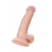 Фаллоимитатор RealStick Nude, PVC, телесный, 20 см