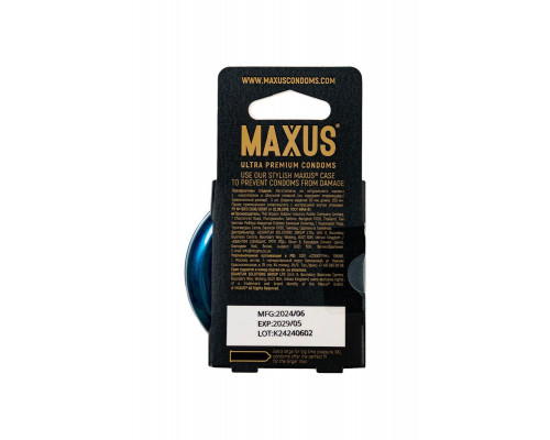 Презервативы Maxus XXL,  латекс, увеличенный размер 3 шт.