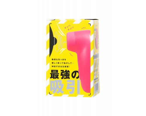 Вакуумный стимулятор клитора PPP CHUPA-CHUPA ZENGI ROTOR, ABS-пластик, розовый, 9 см