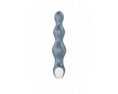 Анальная виброелочка Satisfyer Lolli Plug 2, силикон, серый, 11 см