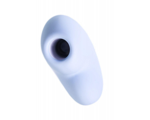 Вакуумно-волновой стимулятор клитора с вибрацией Satisfyer Cutie Heart, силикон, голубой, 7,7 см