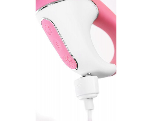 Вибратор с расширением Satisfyer Air Pump Booty 5+ Connect App, силикон, розовый, 15 см