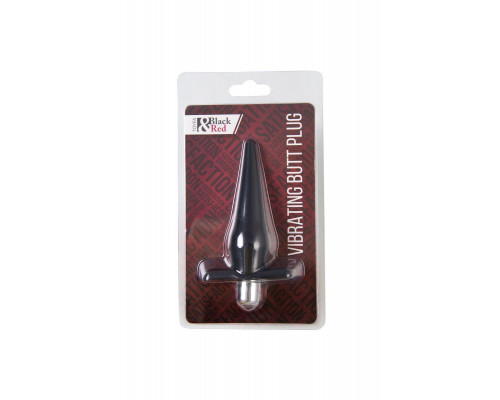Анальная втулка Black&Red by TOYFA, TPE, черный, 12,7 см, Ø 3 см