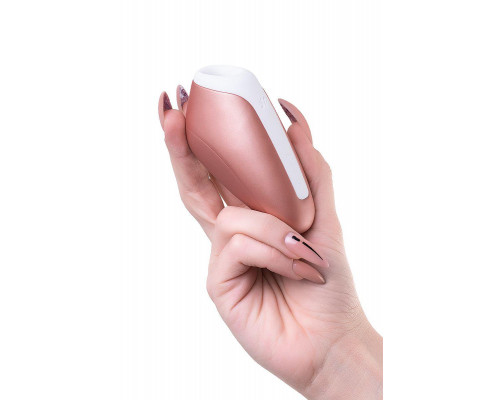 Вакуум-волновой бесконтактный стимулятор клитора Satisfyer Love Breeze, силикон, розовый, 9,5 см.