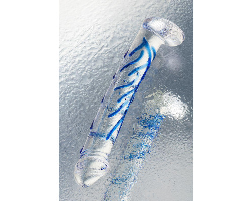 Нереалистичный фаллоимитатор Sexus Glass, стекло, прозрачный, 17 см