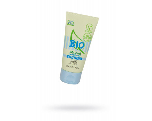Интимный гель-лубрикант HOT Bio Sensitive на водной основе, для чувствительной кожи, 50 мл