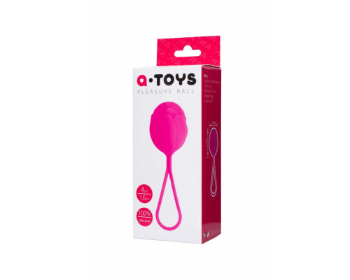 Вагинальные шарики A-Toys by TOYFA Rosi, силикон, розовый, 10,5 см