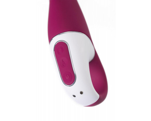 Вибратор с подогревом Satisfyer Heated Thrill Connect App, бордовый, 20,6 см