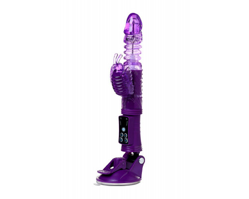 Вибратор с клиторальным стимулятором TOYFA A-Toys High-Tech fantasy, TPR, фиолетовый, 23 см