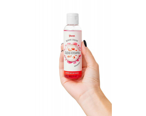 Съедобное массажное масло Yovee «Сладкая клубничка» со вкусом клубничного йогурта, 125 мл