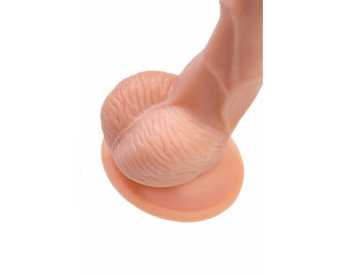 Реалистичный фаллоимитатор RealStick Nude Rolo, PVC, телесный, 17 см