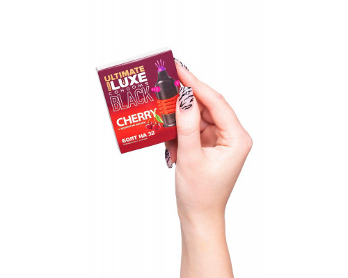 Презервативы Luxe, black ultimate, «Болт на 32», вишня, 18 см, 5,2 см, 1 шт.