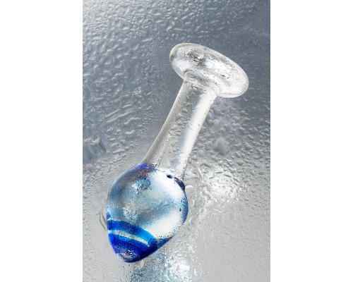 Анальная втулка Sexus Glass, стекло, прозрачная, 11,5 см, Ø 4 см
