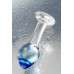 Анальная втулка Sexus Glass, стекло, прозрачная, 11,5 см, Ø 4 см