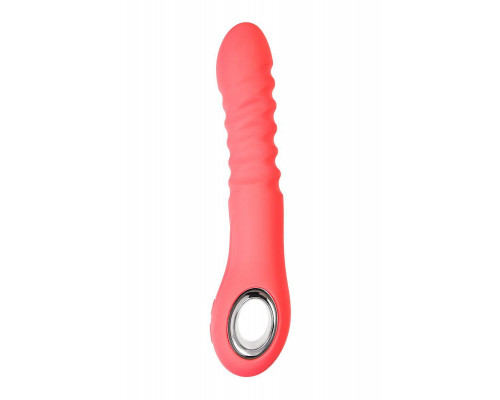 Стимулятор с функцией UP&DOWN Flovetta Flox, силикон, коралловый, 21,5 см