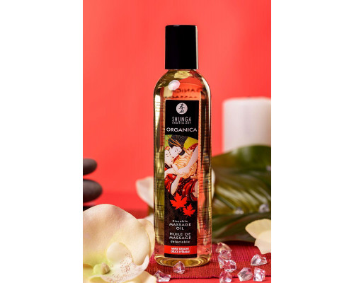Масло массажное Shunga Organica «Кленовое наслаждение» (Maple Delight), 240 мл