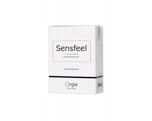 Туалетная вода с феромонами Orgie SENSFEEL, для женщин, 50 мл