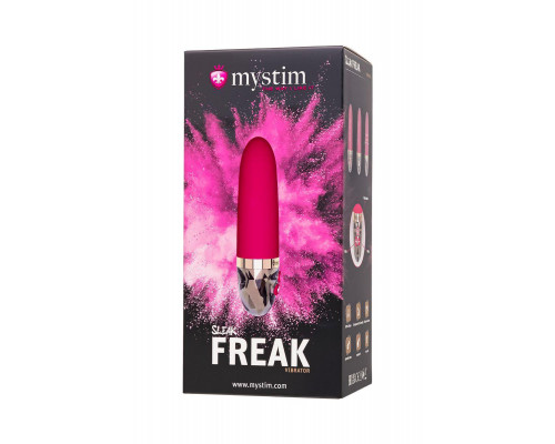 Вибратор Mystim Sleak Freak силикон, фуксия, 14,5 см