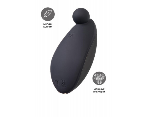 Вибростимулятор клитора Satisfyer Spot On 2, черный, 9 см