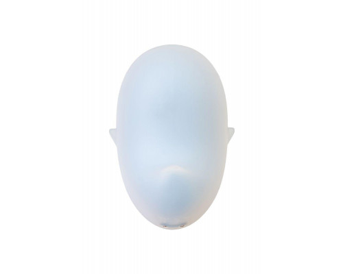 Вакуум-волновой стимулятор клитора с вибрацией Satisfyer Cutie Ghost, силикон, голубой, 9,1 см