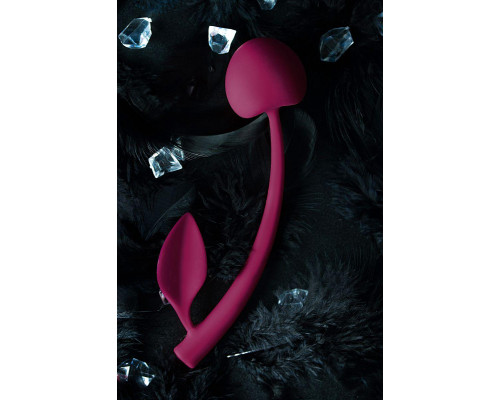 Вагинальный шарик JOS WILD CHERRY, силикон, бордовый, 13 см