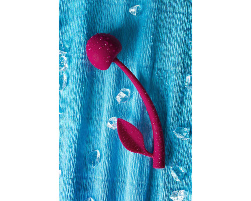 Вагинальный шарик JOS WILD CHERRY, силикон, бордовый, 13 см