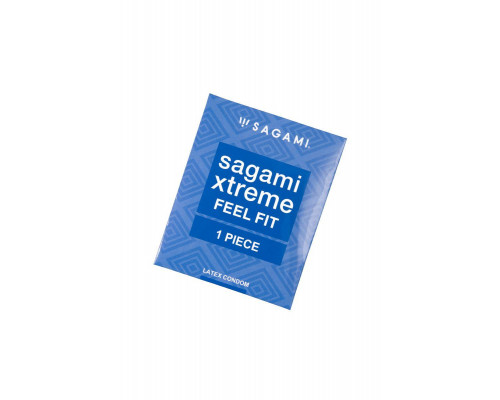 Презервативы Sagami, extreme, feel fit, гладкие, 19 см, 5,1 см, 1 шт.