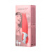 Нереалистичный вибратор Satisfyer Vibes Power Flower, силикон, красный, 18,8 см.