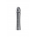 Фаллоимитатор Mystim Glossy Glen, электростимуляция, хирургическая сталь, серебряный, 14 см