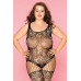 Костюм-сетка и стринги Candy Girl Hortense, нейлон, черный, 2XL