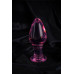 Анальная втулка Sexus Glass, стекло, розовая, 10 см, Ø 4 см
