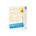 Презервативы Sagami, original 0.01, полиуретан, EXTRA LUB, 2 шт.