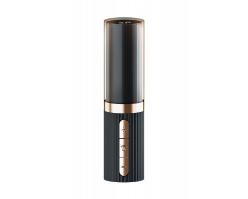 Мини-вибратор с 3D пульсацией Satisfyer Deep Kiss с USB-C зарядкой, силикон, ABS, чёрный, 11,4 см