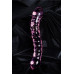 Двусторонний фаллоимитатор Sexus Glass, стекло, розовый, 20,5 см