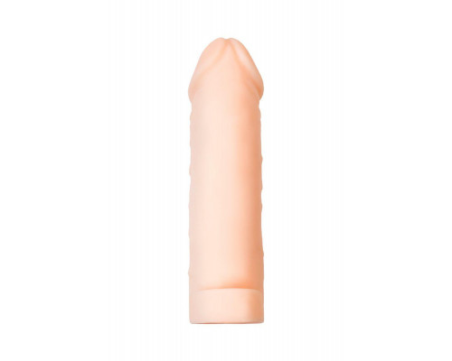 Насадка XLover by TOYFA Increase+ для увеличения размера, с кольцом, TPR, телесный 16 см