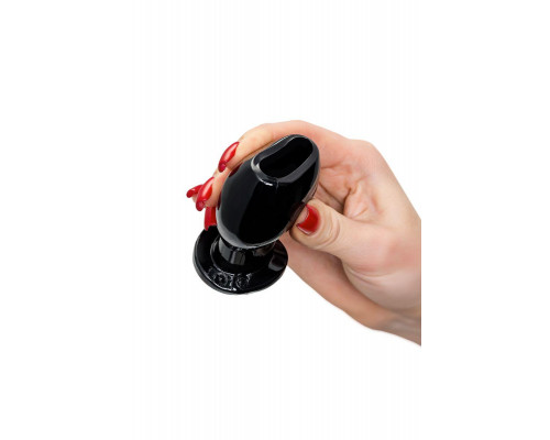 Анальная втулка TOYFA Basic M, TPE, чёрный, 6,5 см