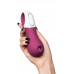 Вакуум-волновой стимулятор клитора с вибрацией Satisfyer Lucky Libra, силикон, бордовый, 15,7 см