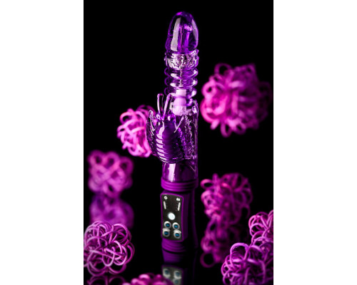 Вибратор с клиторальным стимулятором TOYFA A-Toys High-Tech fantasy, TPR, фиолетовый, 23 см