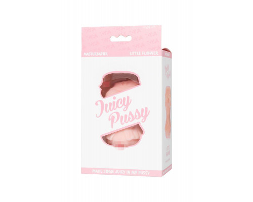 Мастурбатор реалистичный Juicy Pussy by TOYFA Little flower, TPE, телесный, 11,5 см