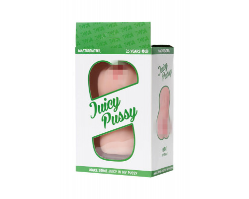 Мастурбатор реалистичный Juicy Pussy by TOYFA Hot 25 лет, TPR, телесный, 14,5 см