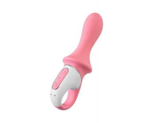 Вибратор с расширением Satisfyer Air Pump Booty 5+ Connect App, силикон, розовый, 15 см