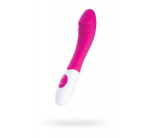 Нереалистичный вибратор A-Toys by TOYFA Una, силикон, розовый, 19,8 см