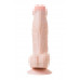 Фаллоимитатор-гигант LoveToy, реалистичный, TPE, телесный, 26 см, Ø 7,5 см